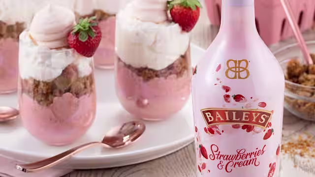 Strawberries & Cream Mousse Main Image